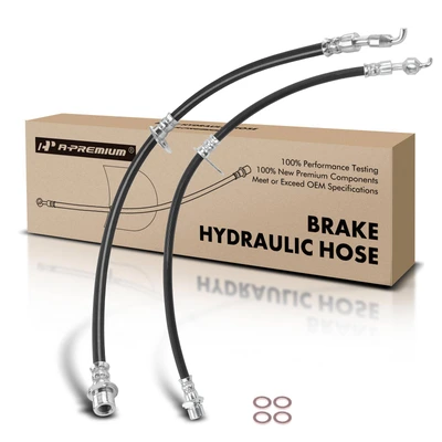 2 Pcs Front Brake Hydraulic Hose