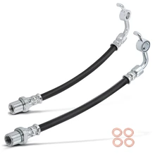 2 Pcs Rear Outer Brake Hydraulic Hose for Subaru Legacy Outback 2005-2009