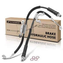 2 Pcs Front Brake Hydraulic Hose