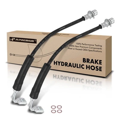 2 Pcs Front Brake Hydraulic Hose