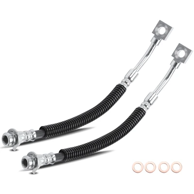 2 Pcs Rear Brake Hydraulic Hose