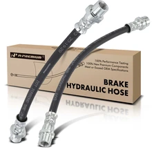 2 Pcs Rear Inner Brake Hydraulic Hose