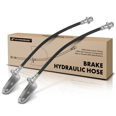 2 Pcs Rear Brake Hydraulic Hose