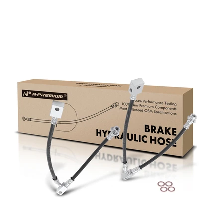 2 Pcs Brake Hydraulic Hose