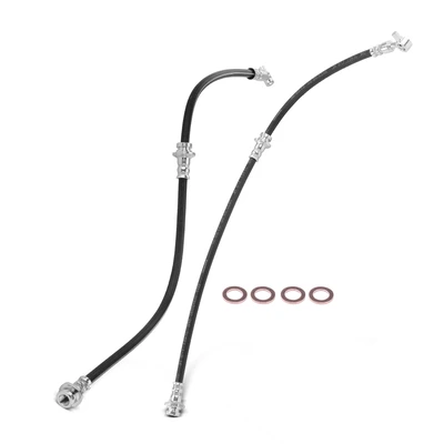 2 Pcs Front Brake Hydraulic Hose