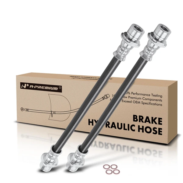 2 Pcs Rear Brake Hydraulic Hose for 2006-2019 Toyota Yaris