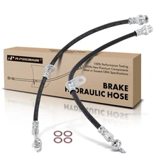 2 Pcs Rear Brake Hydraulic Hose for 2006-2012 Mitsubishi Eclipse