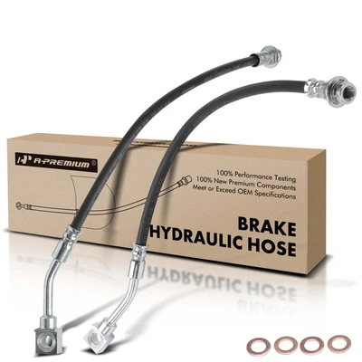 2 Pcs Rear Brake Hydraulic Hose