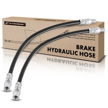 2 Pcs Front Brake Hydraulic Hose for 1983-1990 Volvo 760