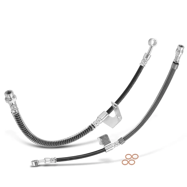 2 Pcs Front Brake Hydraulic Hose for Hyundai Accent 1995-2005