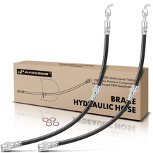 2 Pcs Front Brake Hydraulic Hose
