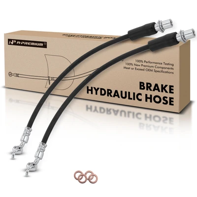 2 Pcs Front Brake Hydraulic Hose