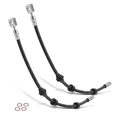 2 Pcs Front Brake Hydraulic Hose