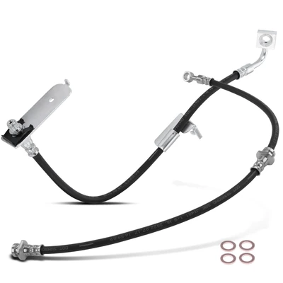 2 Pcs Rear Brake Hydraulic Hose