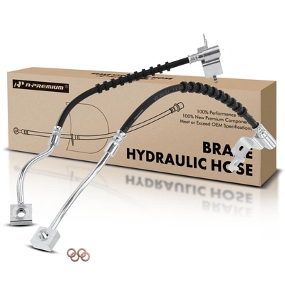 2 Pcs Front Brake Hydraulic Hose