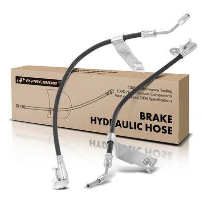 2 Pcs Rear Brake Hydraulic Hose