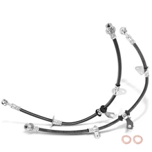 2 Pcs Front Brake Hydraulic Hose for 1995 Honda Civic