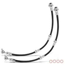 2 Pcs Front Brake Hydraulic Hose for 1990-1996 INFINITI Q45