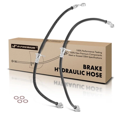 2 Pcs Front Brake Hydraulic Hose