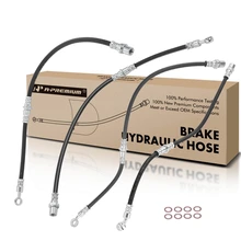 4 Pcs Front & Rear Brake Hydraulic Hose for 1998-2002 Subaru Forester