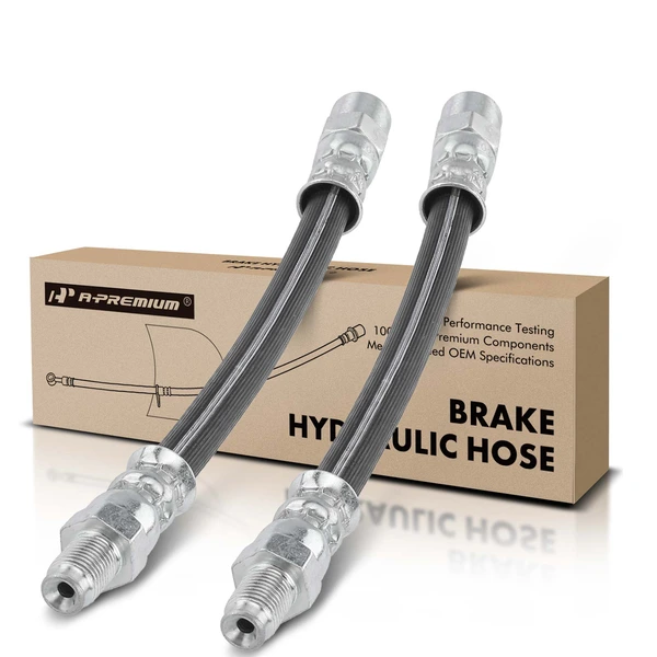 2 Pcs Brake Hydraulic Hose for Audi Cabriolet Quattro Volkswagen Golf