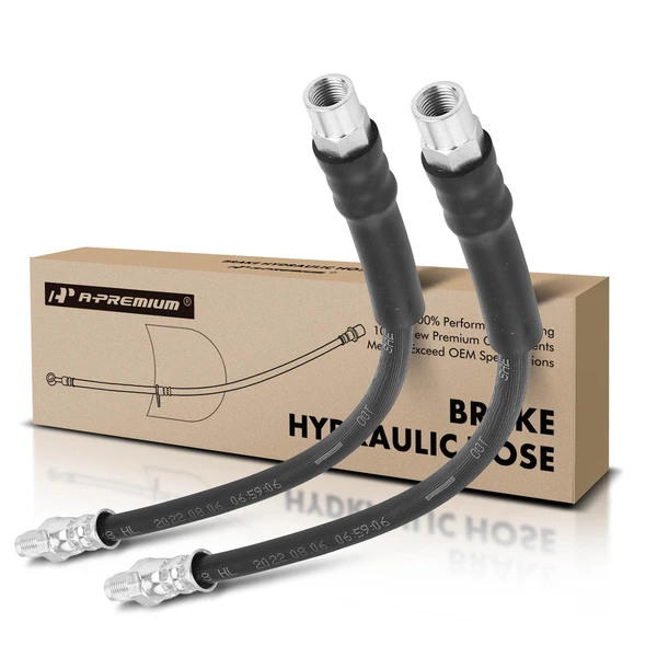 2 Pcs Brake Hydraulic Hose for 1984-1985 1991-1992 BMW 318i