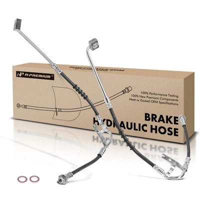 2 Pcs Front Brake Hydraulic Hose