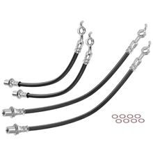 4 Pcs Front & Rear Brake Hydraulic Hose for 1993-1997 Lexus GS300