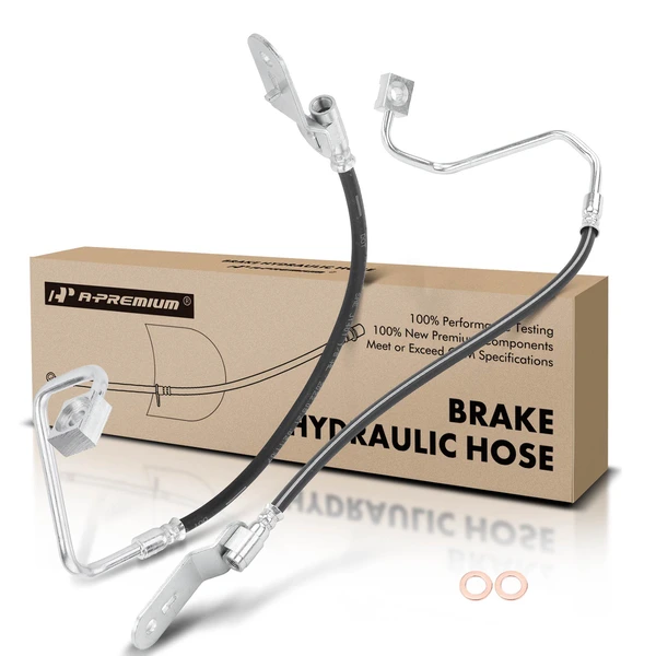 2 Pcs Rear Brake Hydraulic Hose for Ford Thunderbird Lincoln Mark VIII