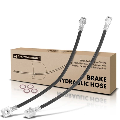 2 Pcs Rear Brake Hydraulic Hose