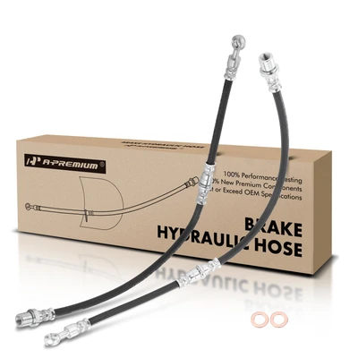 2 Pcs Front Brake Hydraulic Hose