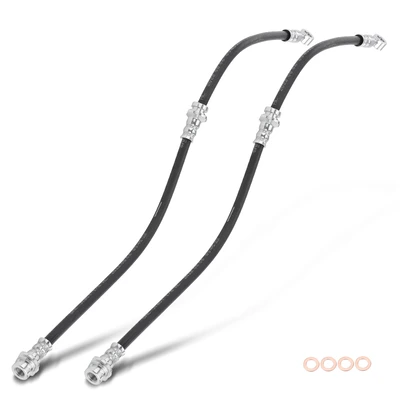 2 Pcs Front Brake Hydraulic Hose