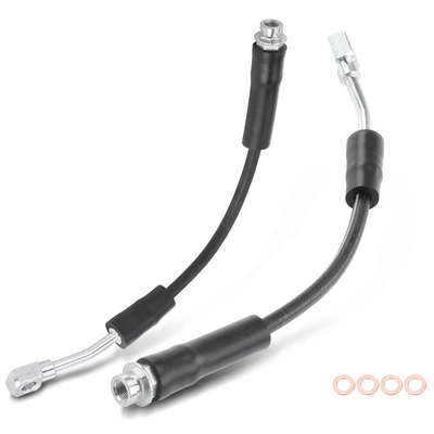 2 Pcs Rear Brake Hydraulic Hose