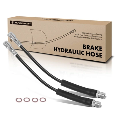 2 Pcs Front Brake Hydraulic Hose