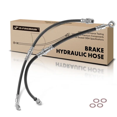 2 Pcs Rear Brake Hydraulic Hose