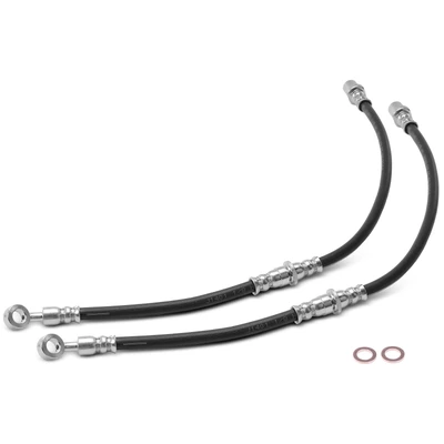 2 Pcs Rear Brake Hydraulic Hose