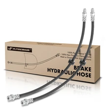 2 Pcs Front Brake Hydraulic Hose for 1994-2000 Kia Sephia