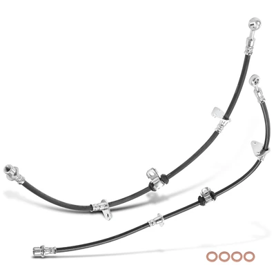 2 Pcs Front Brake Hydraulic Hose