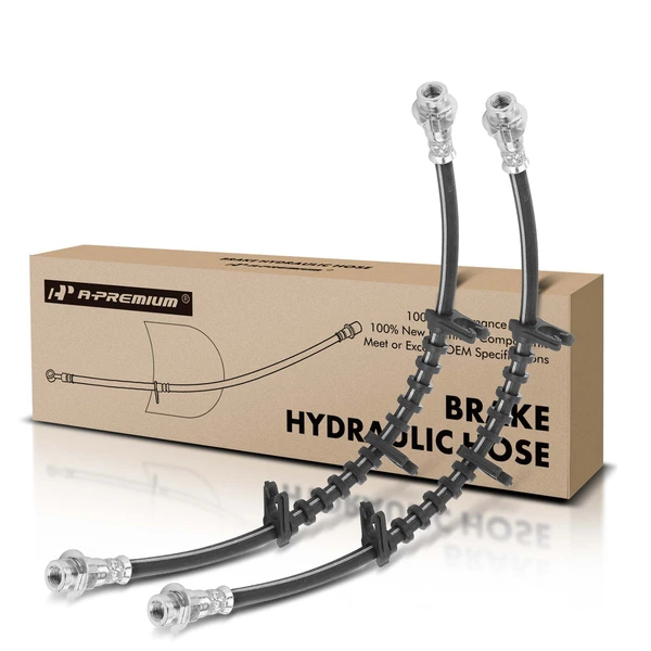 2 Pcs Brake Hydraulic Hose for 1997 Plymouth Grand Voyager