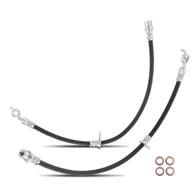 2 Pcs Front Brake Hydraulic Hose