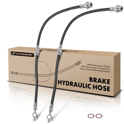 2 Pcs Front Brake Hydraulic Hose