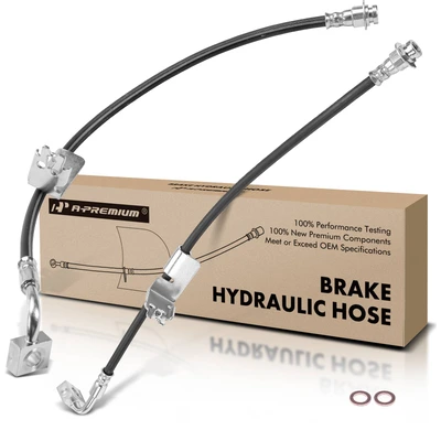 2 Pcs Rear Brake Hydraulic Hose