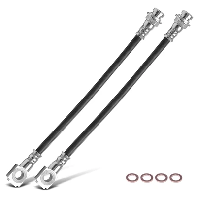 2 Pcs Rear Brake Hydraulic Hose