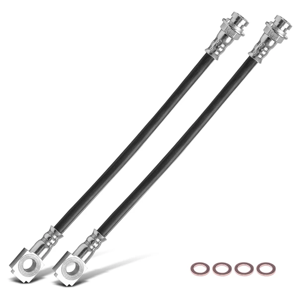 2 Pcs Rear Brake Hydraulic Hose for Buick Regal Pontiac Grand Am Olds