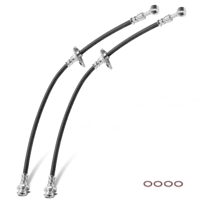 2 Pcs Rear Brake Hydraulic Hose