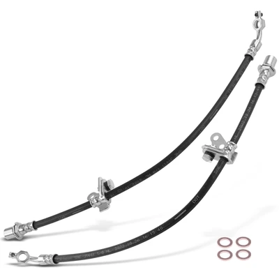 2 Pcs Front Brake Hydraulic Hose