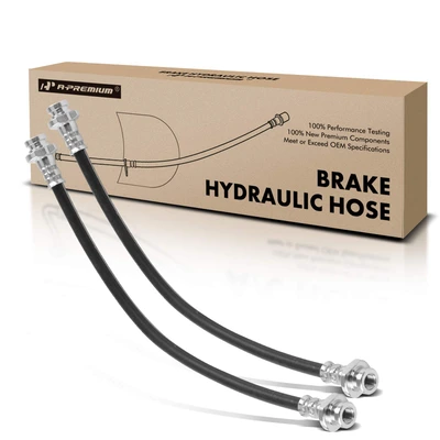 2 Pcs Rear Brake Hydraulic Hose