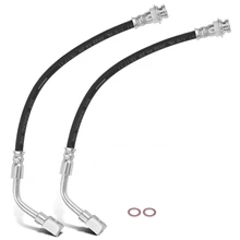 2 Pcs Rear Brake Hydraulic Hose for 1991-1992 Saturn SC
