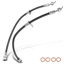 2 Pcs Front Brake Hydraulic Hose