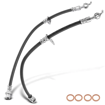 2 Pcs Front Brake Hydraulic Hose